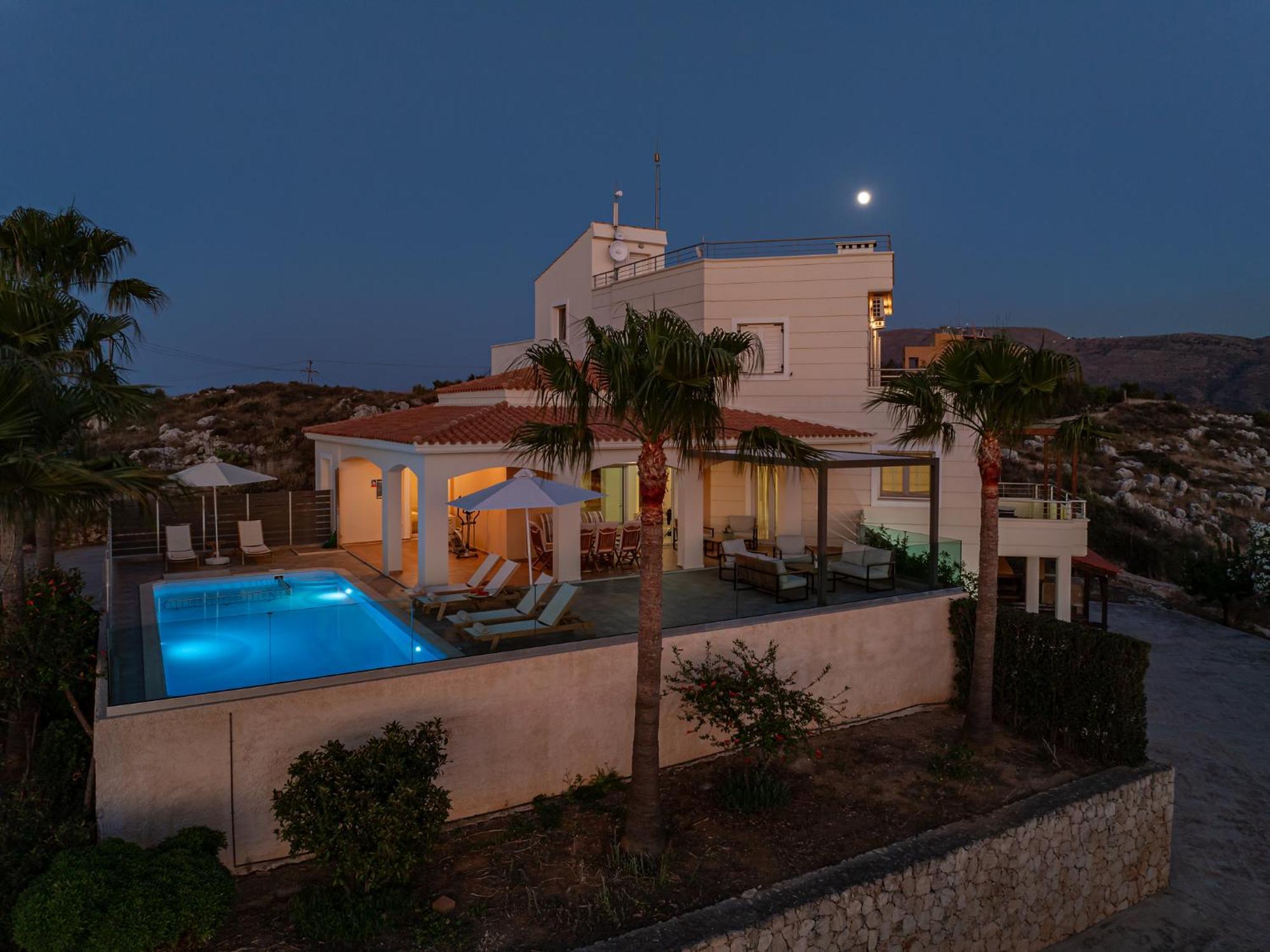 Karmilos Hill Villa 干尼亞 外观 照片