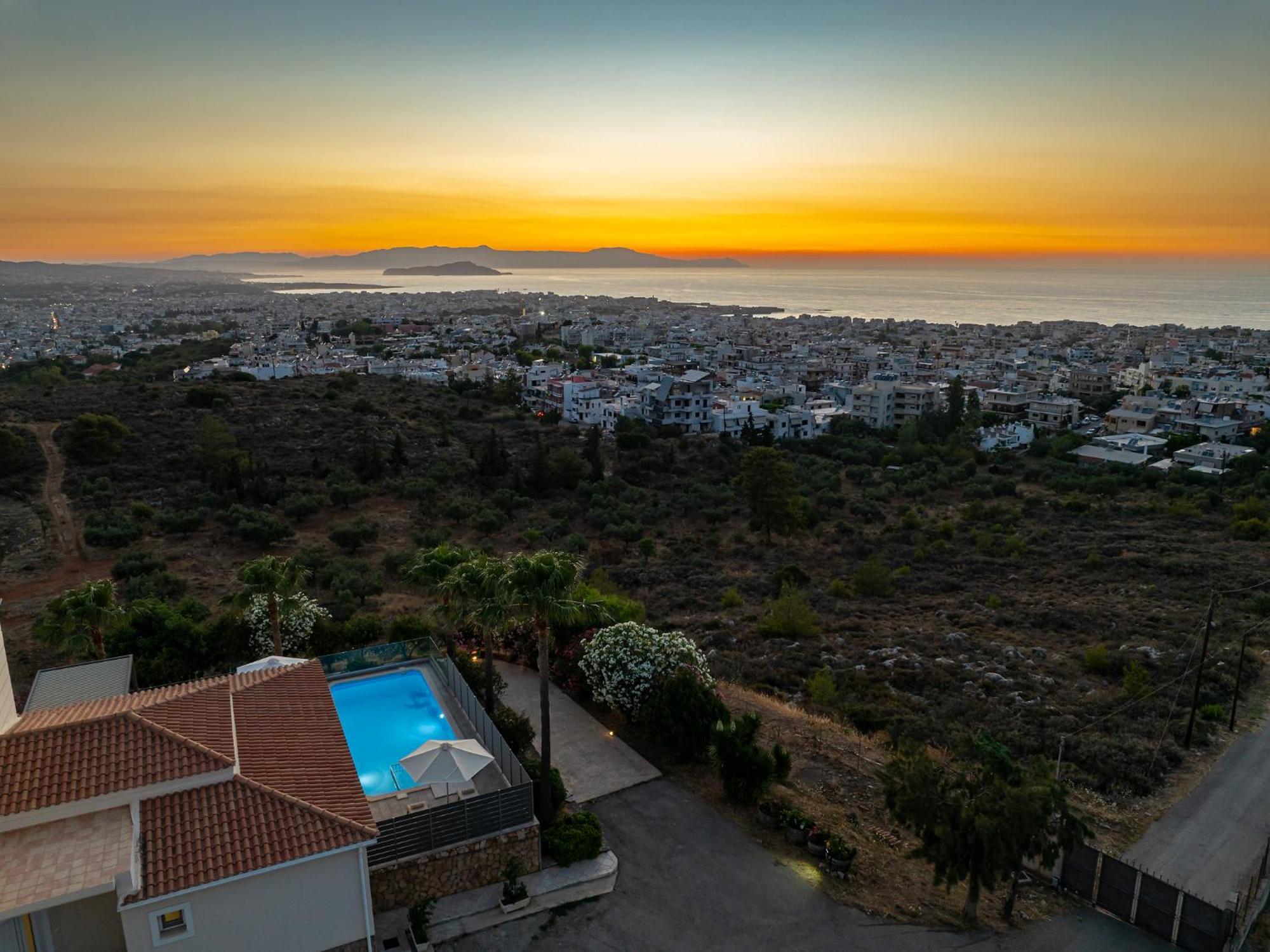 Karmilos Hill Villa 干尼亞 外观 照片