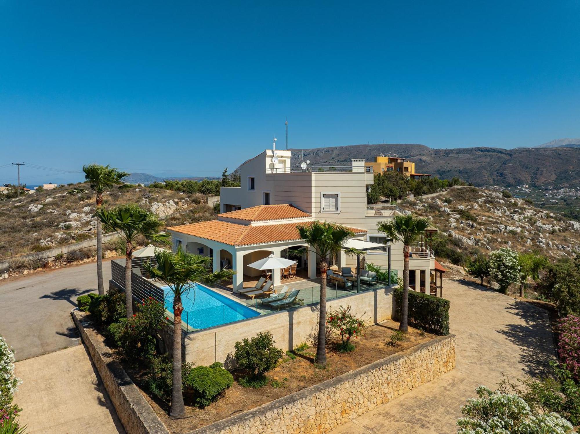 Karmilos Hill Villa 干尼亞 外观 照片