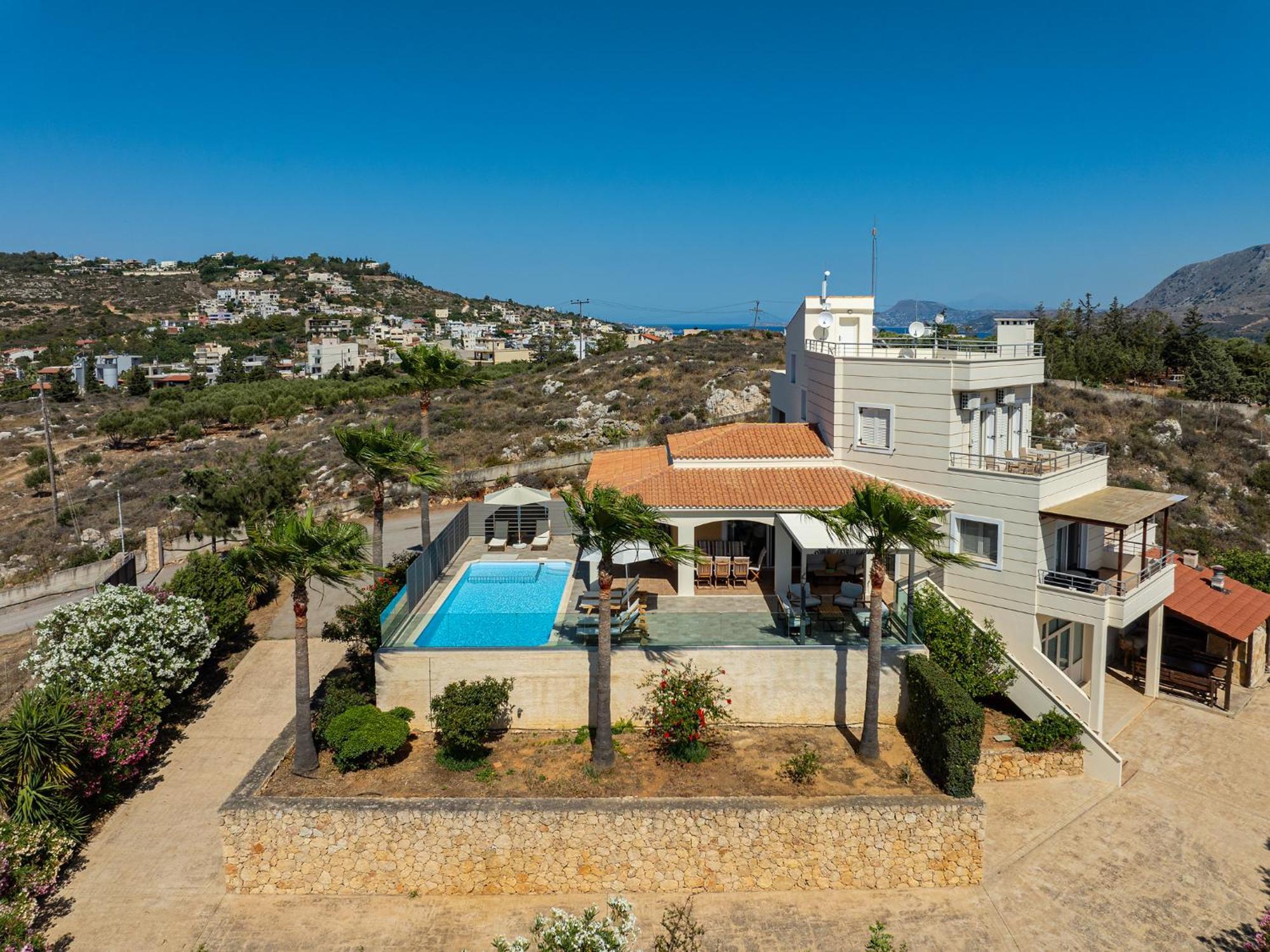 Karmilos Hill Villa 干尼亞 外观 照片