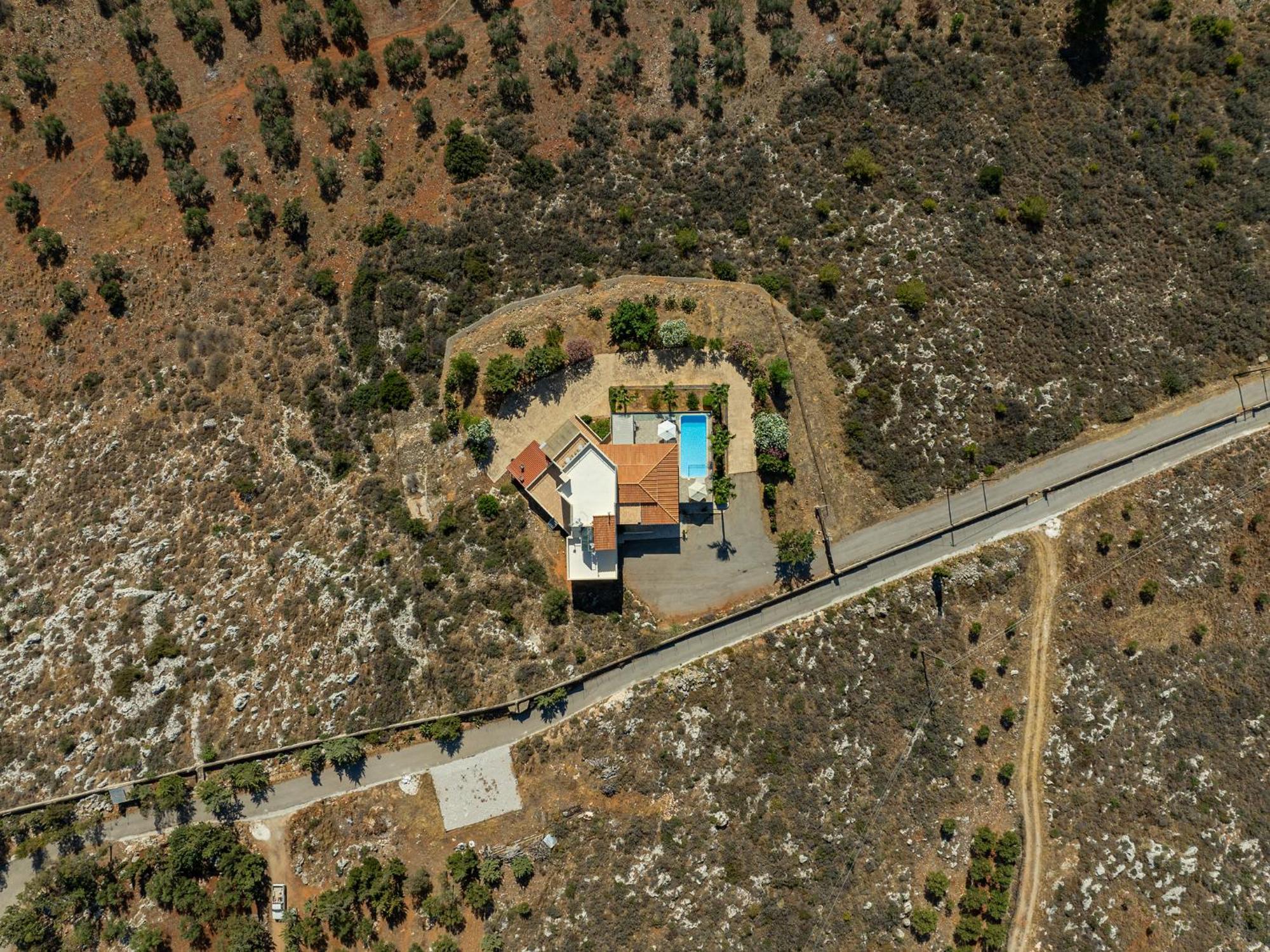 Karmilos Hill Villa 干尼亞 外观 照片